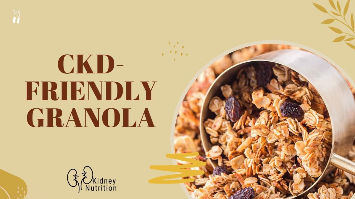 KidneyFriendly Granola Kidney Nutrition